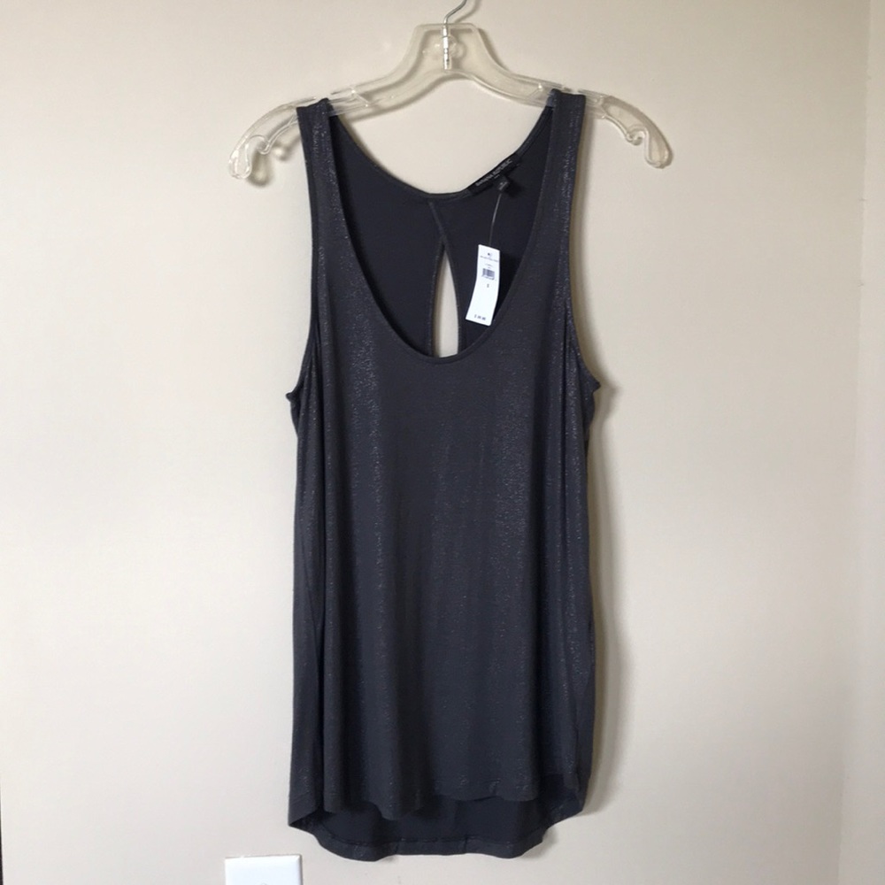 🚨NWT🚨 Banana Republic Gray Shimmer Tank - S